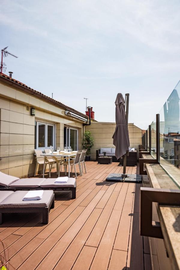 Appartement Lujoso Atico Entre 2 Playas Con Garaje, Terraza, Vistas Y Wifi à Gijón Extérieur photo